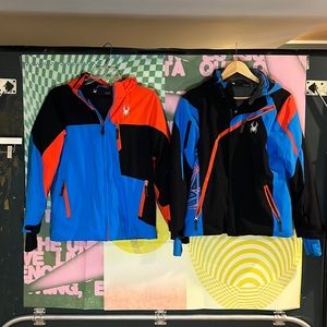 Bundle of TWO Boys size 14 & 16 Spyder Ski Coats!